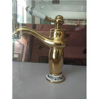 Large Capacity Brass Zinc Alloy Water Tap Faucet Gold Color PVD Vacuum Coating System