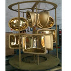 Large Capacity High Efficiency Ceramic Sanitaryware Multi Arc Ion PVD Vacuum Gold Plating Machine