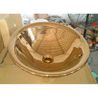 Large Capacity Ceramic Sanitaryware Wash Basin Gold Rose Gold Color PVD Coating Machine