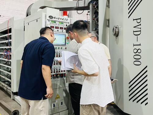 Iran Customer Acceptance of 1800×2400 PVD Vacuum Coating Machine | JXS Vacuum