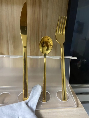 Stainless Steel  Fork And Spoon Titanium Nitride PVD Vacuum Coating Machine