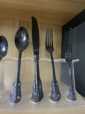 Stainless Steel Golden Color Tableware Spoons Forks Pvd Titanium Chrome Vacuum Coating Machine