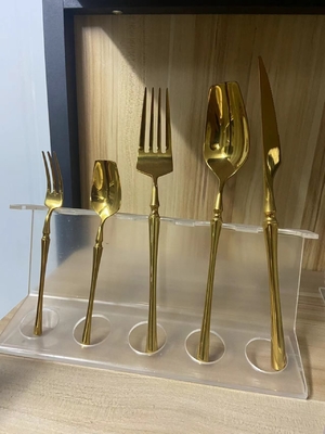 Stainless Steel Golden Color Tableware Spoons Forks Pvd Titanium Chrome Vacuum Coating Machine