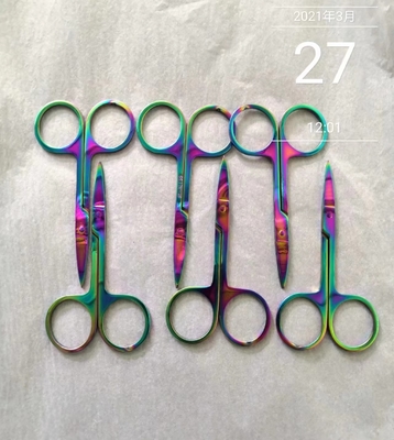 Small Stainless Steel Barber Scissors Titanium Coating Machine