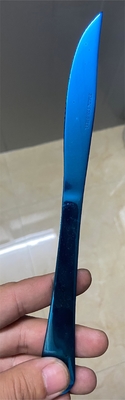 Ceramics Plastic Cutlery Vacuum Metalizing Machine / Vacuum PVD Coating Machine For Plastic Spoons And Forks