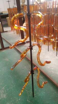 PVD Coated Crystal Glass Chandelier Pendants with High Transparency and Sparkling Refraction for Luxurious Lighting