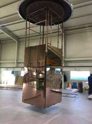 Long-Lasting PVD Plating Machine with Full Surface Coverage Technology for Stainless Steel Room Dividers