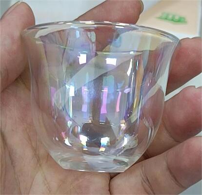 Medium Chamber Low Temp PVD Vacuum Coating Machine for Iridescent Rainbow Plating on Glass Cups