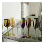 High Output Foshan Glass Wine Cup Vacuum PVD Coating Equipment For Gold Silver Rainbow Black Color
