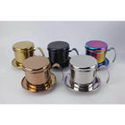 Stainless Steel Cups Golden Rose Gold Rainbow Black Color PVD Vacuum Coating Machine