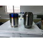 Easy Operation Car Motorcycle Stainless Steel Exhaust Pipe PVD Vacuum Coating Machine For Blue Rainbow Color