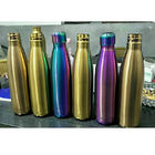 High Efficiency Stainless Steel Bottle Multi Arc Ion Decorative PVD Vacuum Coating Machine For Gold Rose Gold Rainbow