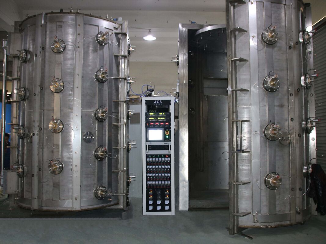 Full Surface Coverage Long-Lasting PVD Vacuum Coating Machine For Large Stainless Steel Room Divider & Partition Screen Frames