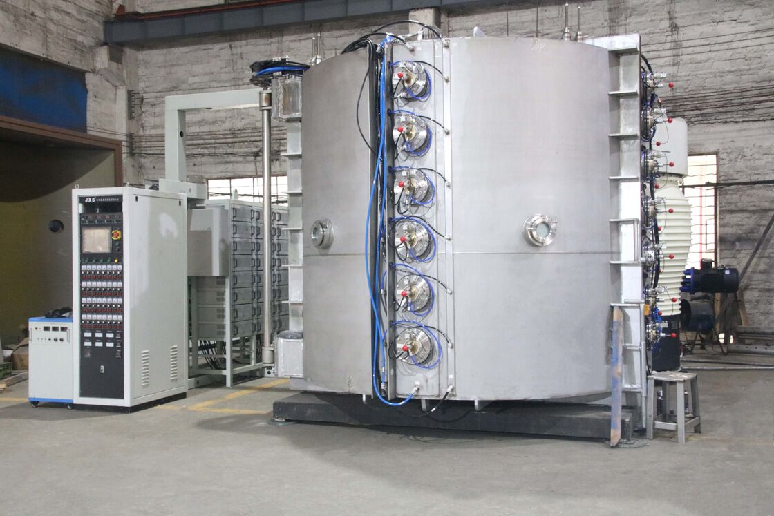 Low Temperature PVD Coating Machine Non-Damage Metallic Finish For ABS PC Plastic Parts 