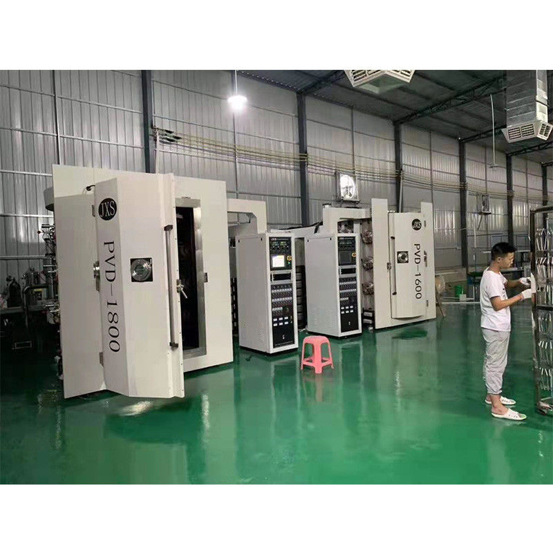 Customized Size Rainbow Blue Color Stainless Steel Exhaust Pipe Multi Arc Ion PVD Vacuum Coating Machine