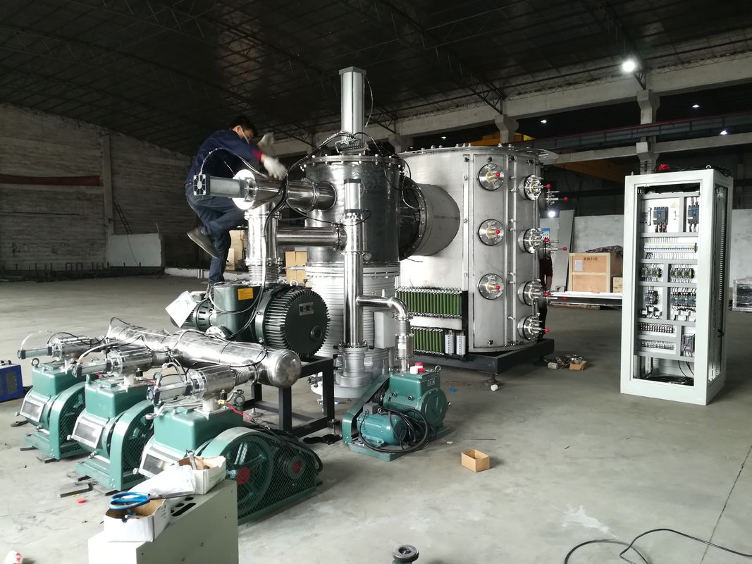 Vertical Loading Stainless Steel Gold PVD Plating Machine Small Size