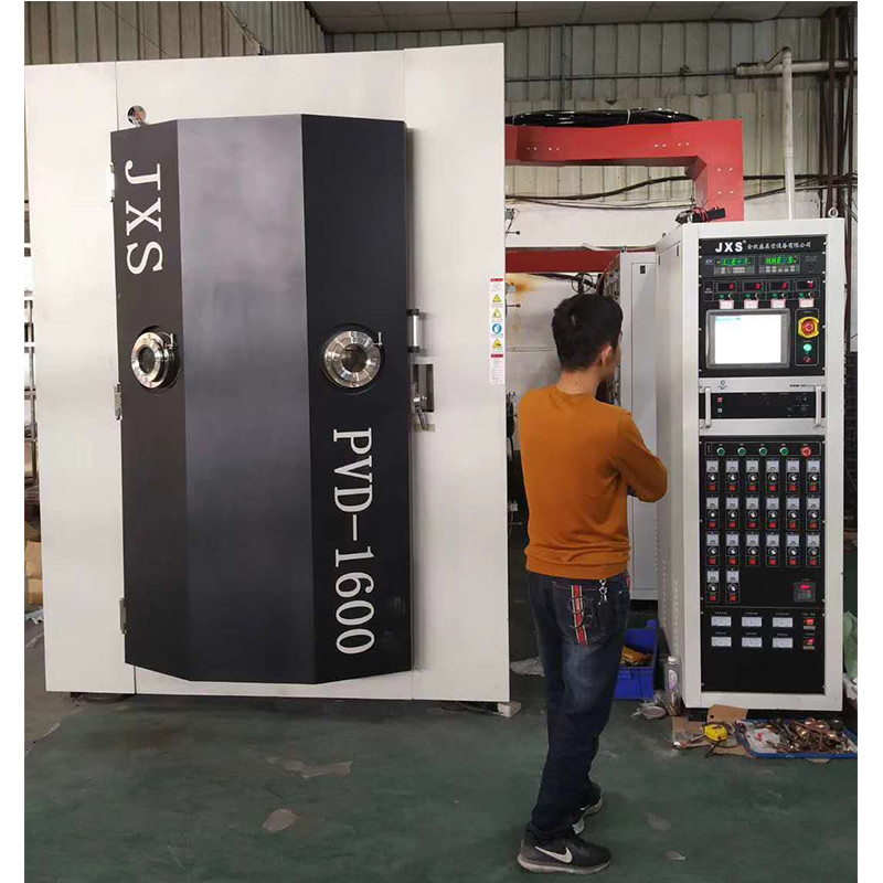 Easy Operation Car Motorcycle Stainless Steel Exhaust Pipe PVD Vacuum Coating Machine For Blue Rainbow Color