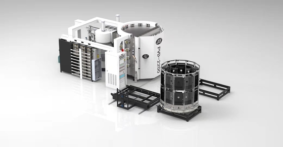 65KW Clocks Mobile Phone Glass Coating Equipment PVD Coating Machine